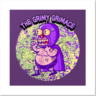 The Grimy Grimace Posters and Art